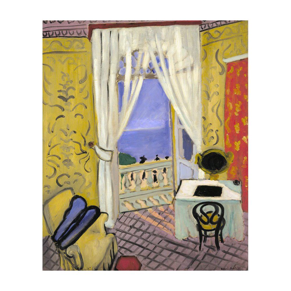 Henri Matisse 马蒂斯油画室内小提琴纽约现代艺术博物馆复制品