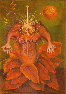 Kahlo弗里达油画花卉卧室客厅简约无框纯手绘现代 生命之花Frida