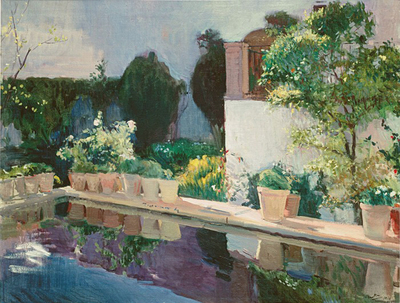 华金风景油画名画手绘