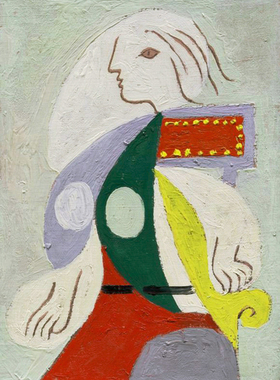 抽象装饰画毕加索Picasso油画玛丽特雷瑟沃尔特肖像手绘临摹复制