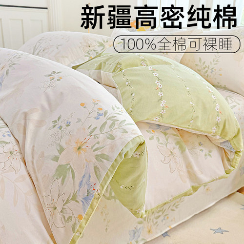 四季通用100%新疆全棉被套单件