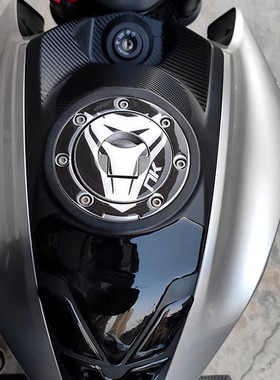 适用NK250油箱贴鱼骨贴防刮贴膜250nk改装油箱盖滴胶贴防水软胶厚