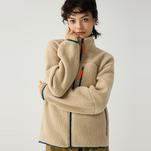 加厚速干保暖抓绒羊羔绒外套