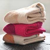 男女秋冬美利奴毛圈加厚保暖透气羊毛袜户外徒步美丽诺滑雪爬山袜