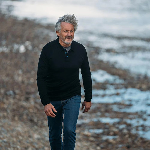 加厚美利奴羊毛保暖POLO休闲衣