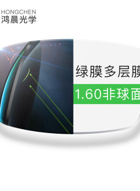 鸿晨镜片正品系列非球面辐射近视