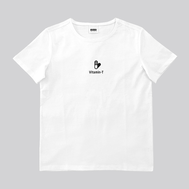 文艺原创设计维他命男款短袖t恤