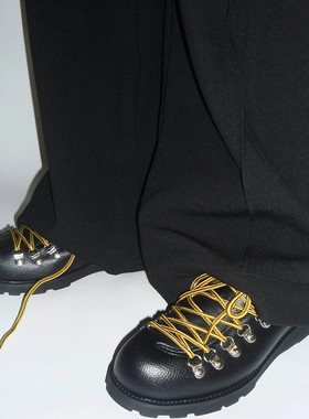 25ss通勤休闲百搭户外登山铆钉德比街头皮鞋增高英伦风