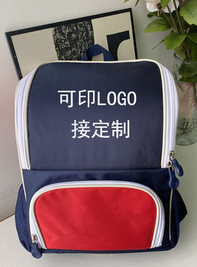 可定制logo幼儿园学校机构定做儿童书包男女护脊减负小学双肩背包