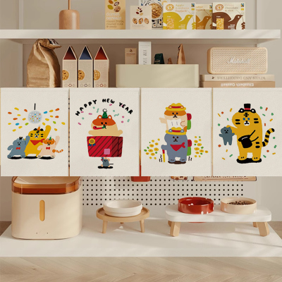 棉的生活宠物猫猫装饰遮挡帘