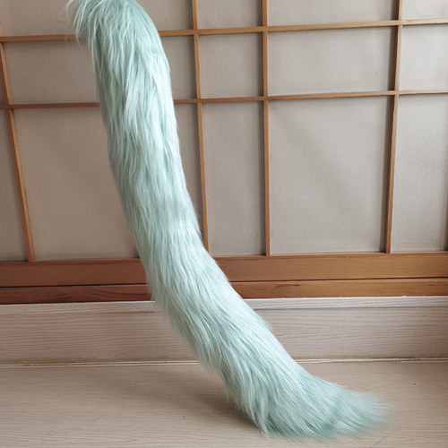 赛马娘星云天空cos灰绿色马尾定做