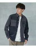 日单贵牌Arnold 休闲衬衣男女款 palmer 小雨伞全棉灯芯绒拼色长袖