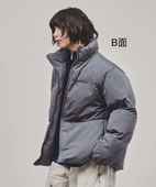 日单贵牌菊池武夫tk双面穿加厚保暖面包服棉服男女同款