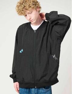 日单潮牌g牌小鬼当家主题两面穿棒球领宽松薄款夹克外套男女同款