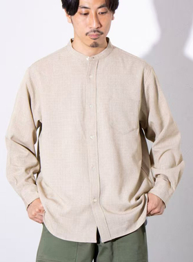 日单贵牌gloster男士圆领长袖衬衣