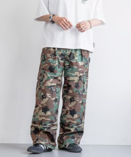 迷彩百搭男女同款 日单潮牌DCshoes防风防泼水户外机能休闲工装 裤