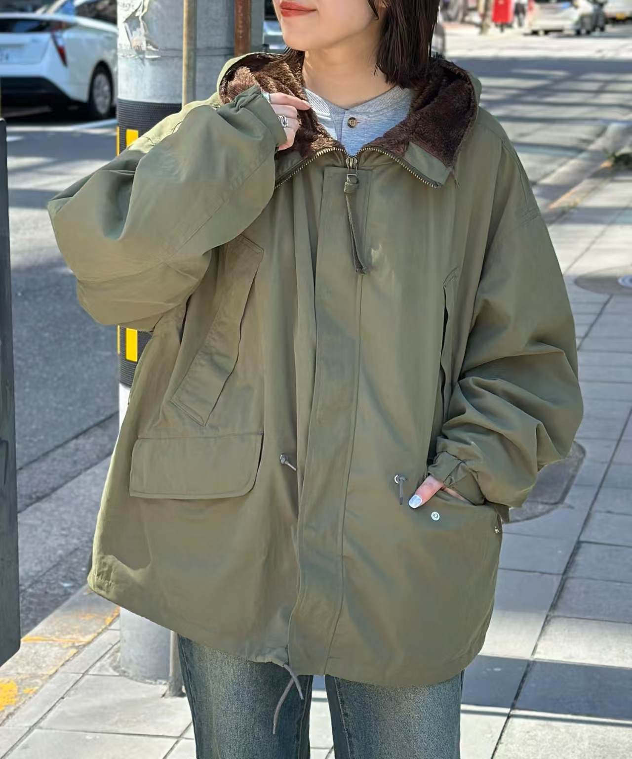 日单潮牌cpcm军事风格m65三合一加绒内胆保暖外套宽松休闲男女款