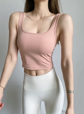 庄庄SHOP | 运动健身带胸垫宽肩带背心夏季新款吊带高强度跑步