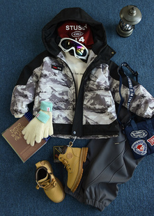 儿童10级防风防雨雪破冰夹棉滑雪服2025新款男童女童冬季外套