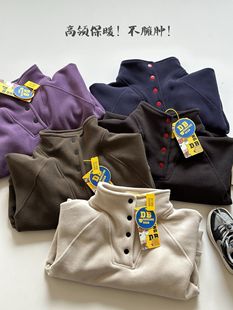 580克儿童双面奥利绒卫衣2025新款 上衣 男童女童秋冬款