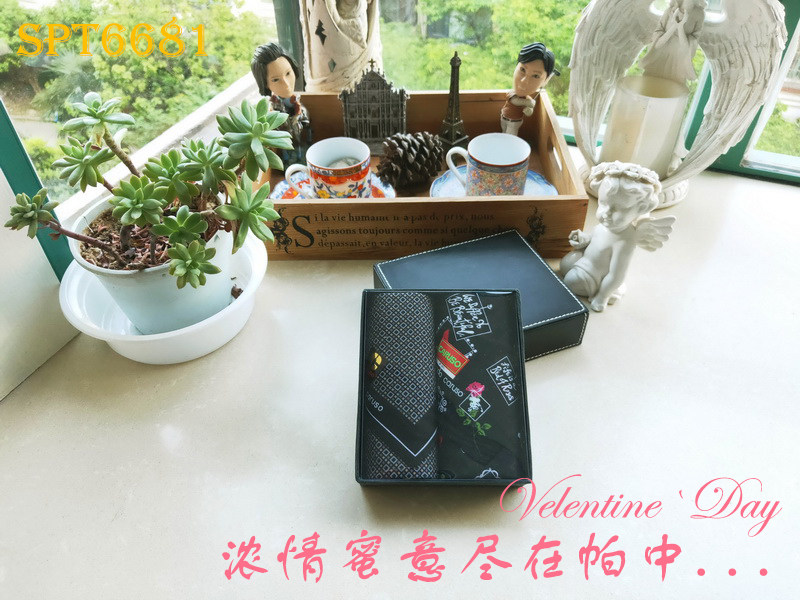 韩版七夕情人节魔力玫瑰男女情侣套装棉手帕真皮礼盒手绢公主方巾