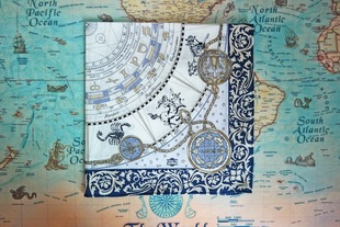 星座手帕黄道十二星宫男女手绢约伯记38:32礼品礼盒装