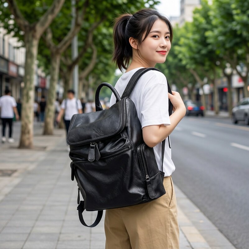 新款时尚男人风度双肩旅行包韩版背包手提百搭男包大容量学生书包