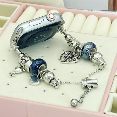适用苹果applewatch手表S9潘家风格表带表链手链iwatch87654代