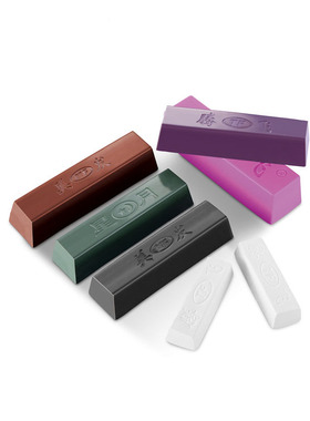 绿蜡 出光好、快 美发抛光蜡 小条 大条 绿色抛光膏 白 黑 紫红蜡