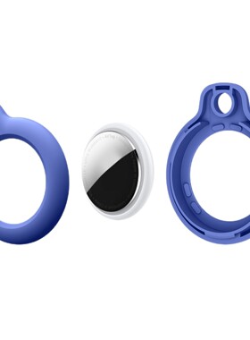 适用苹果airtag保护套 苹果定位器防丢器PC硬壳旋转AirTag2保护套