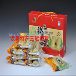 黄粿龙泉土特产传统灌木碱三斌黄粿 真空粳米黄年糕礼盒装8包装