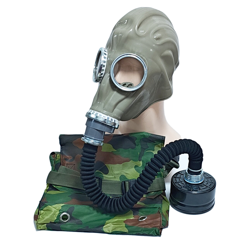 59式防毒面具毒烟毒气生化核污染防护罩喷漆过滤式鬼脸化工全面罩