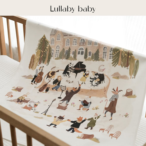 lullabybaby婴儿隔尿垫防水可洗