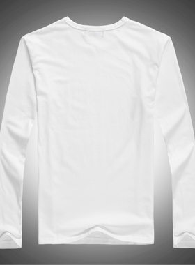 莱卡精梳棉V领男女款班服广告衫