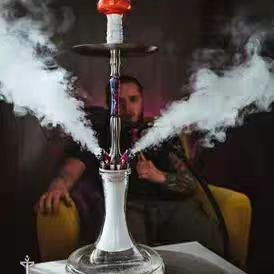 Union Fibonacci hookah斐波那契俄罗斯水烟壶不锈钢树脂H:60CM