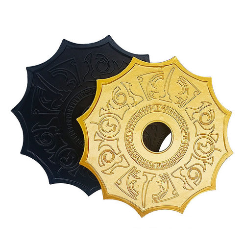 阿拉伯配件 水烟盘 太阳盘 大单孔花纹多边盘Hookah