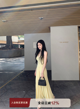 THE SWAN司凰轻奢 温柔来信 法式优雅长裙名媛气质春夏针织连衣裙