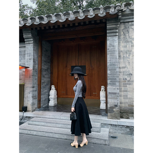 SWAN司凰轻奢 Laure 京式 Ra1ph 低调奢华老钱质感小黑裙 优雅 THE