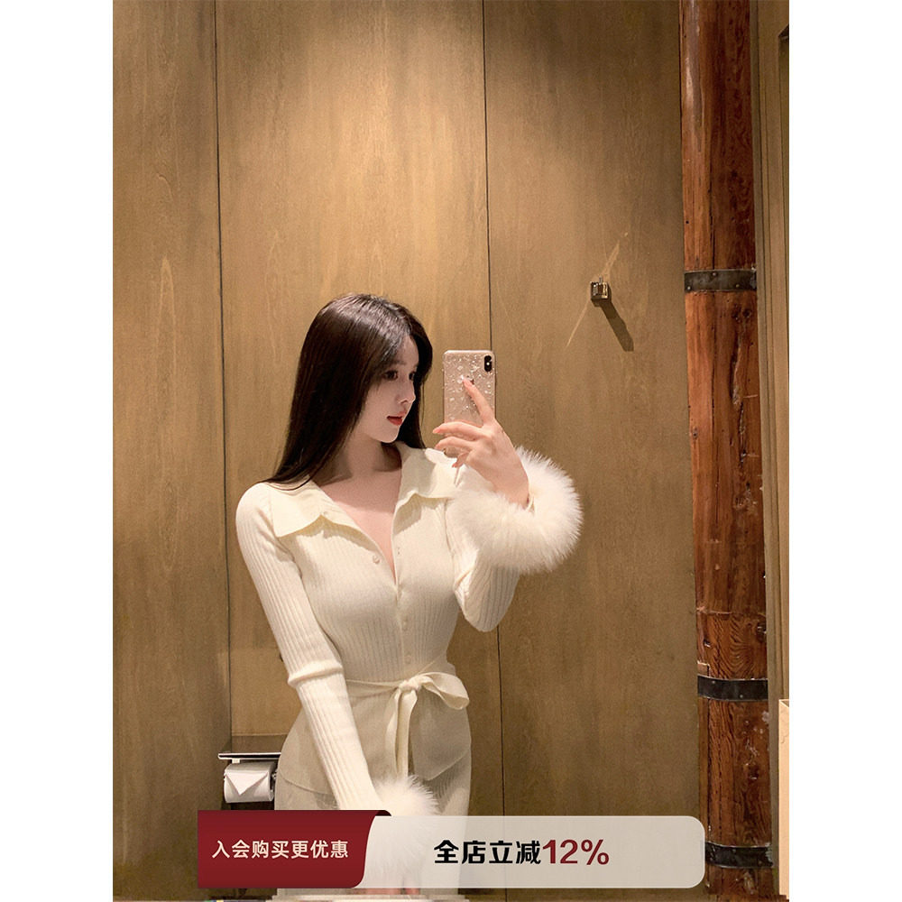 THE SWAN司凰轻奢 不露声色的高级感  Ra1ph Laure*羊毛针织套装,女装/女士精品,时尚套装,淘宝优惠券,粉丝福利购,淘宝优惠卷