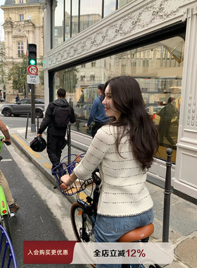 THE SWAN司凰轻奢 姐姐最爱  Lap1a新贵韩系针织开衫外套打底上衣