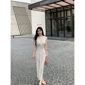 型巨好温柔修身 水晶针织连衣裙女 SWAN司凰轻奢 版 现货5折 THE