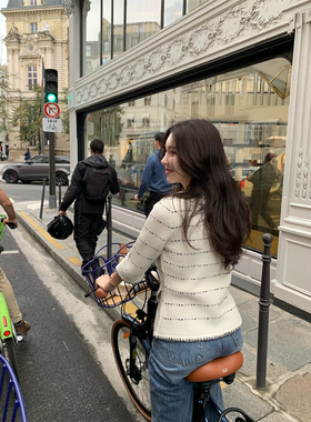 THE SWAN司凰轻奢 姐姐最爱  Lap1a新贵韩系针织开衫外套打底上衣