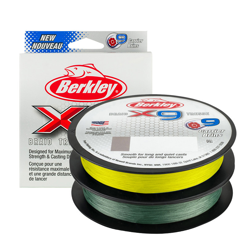 Berkley贝克力X9编织 PE线主线 美国原装进口150米远投路亚线钓鱼