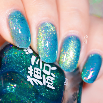 俄罗斯田园猫三两只指甲油猫眼青竹橘光白金时代绿丝带望舒12ml