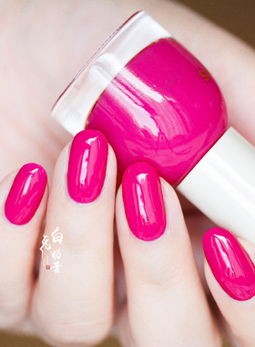 元气多巴胺糖果色 白兔奶昔Two-Moons油性指甲油免烤显白不可撕