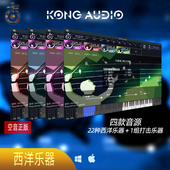 Win正版 空音柯克交响乐综合软音源 西洋管弦Mac Audio 音色 Kong