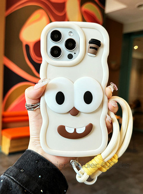 立体大眼睛适用OPPO Reno11手机壳11Pro防摔8T卡通7Lite防摔5/6Z