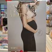 贴合孕妇体型韩国直邮代购 VIVIEN孕妇弹力连裤 袜80D薄款