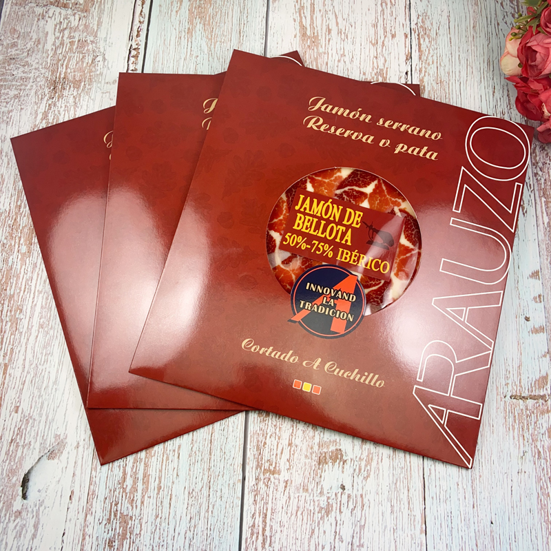 手工火腿片伊比利亚红标手工切片