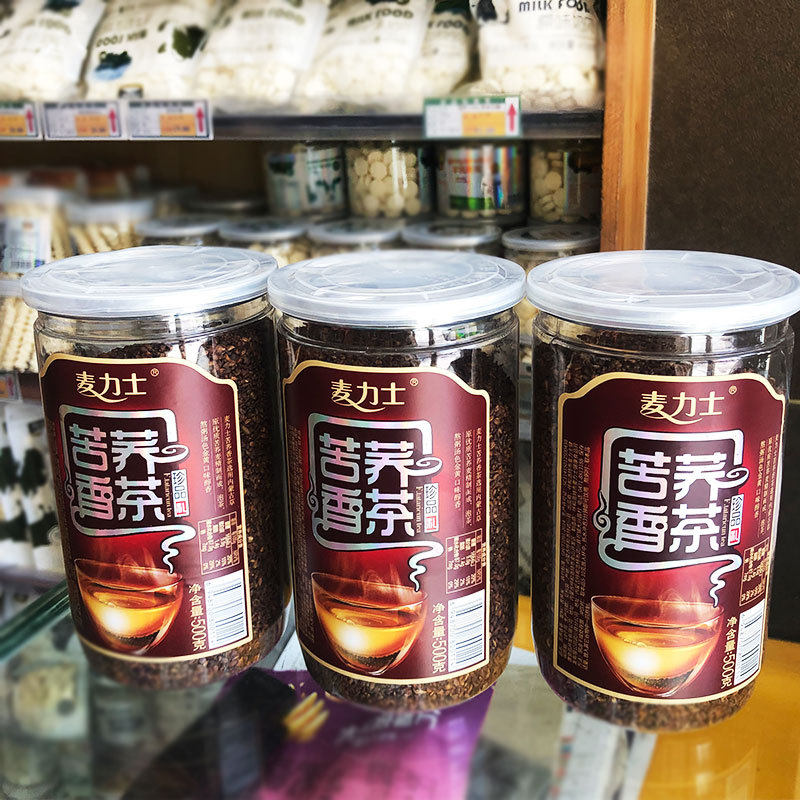 冲饮麦力士苦荞茶500g内蒙古苦荞